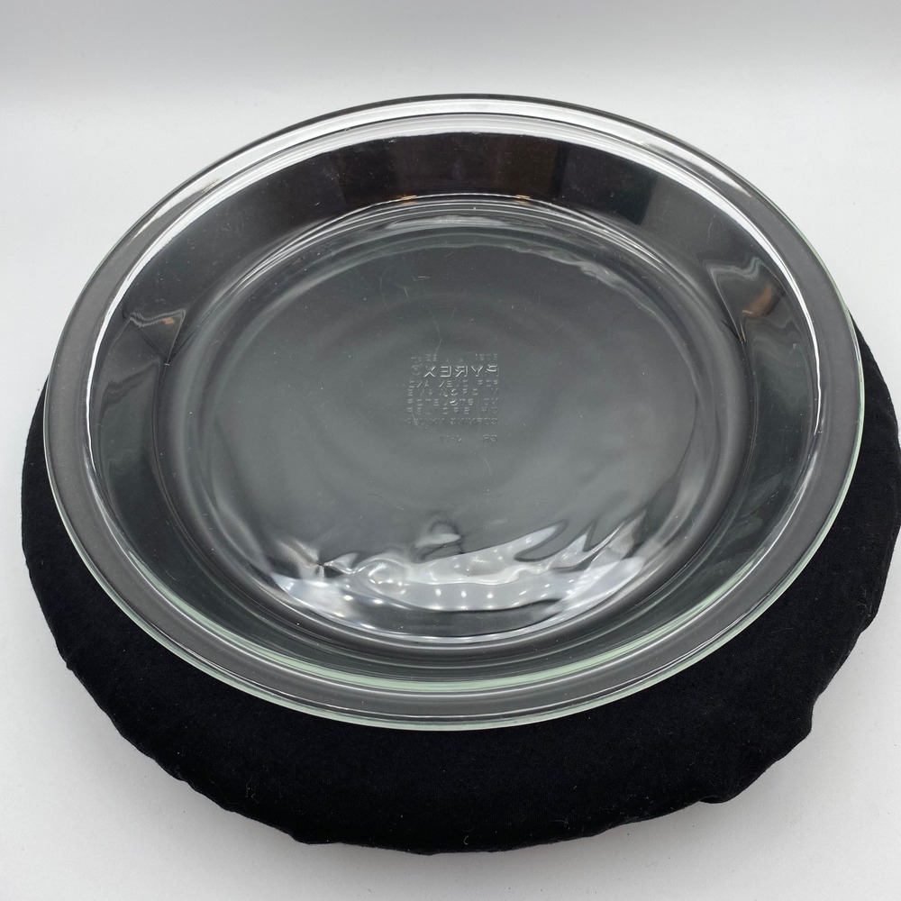 Vintage Pyrex 10 Inch Clear Glass Pie Dish – MCM Oven Safe Bake USA